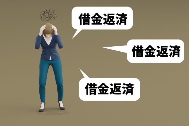 お金を手に頭を抱える。小城市で債務整理の無料相談が司法書士に可能